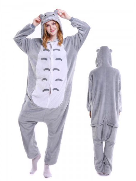 Unisex Totoro Onesies Kigurumi Pajamas Animal Costumes For Women & Men